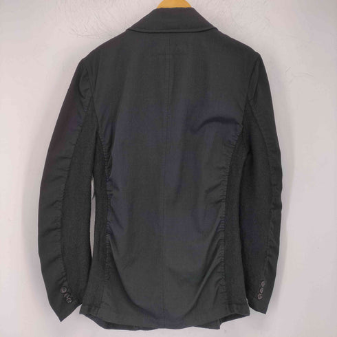 コムデギャルソンオム COMME des GARCONS HOMME 02AW AD2002 アーカイブ 四つの黒期 田中オム ウール テーラードジャケット メンズ JPN:M